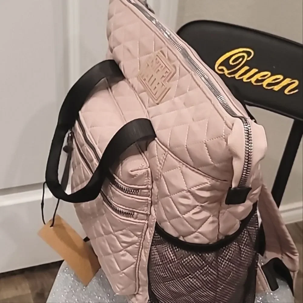 Steve‎ Madden BJaxie Quilted Backpack/Tote Bag